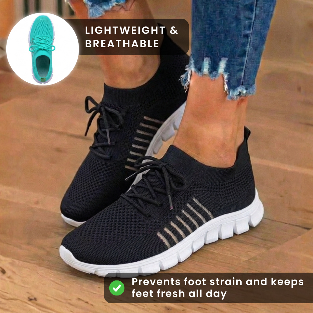 Orthopedic Knit Sneakers - Breathable Mesh Design & Slip-On Comfort*