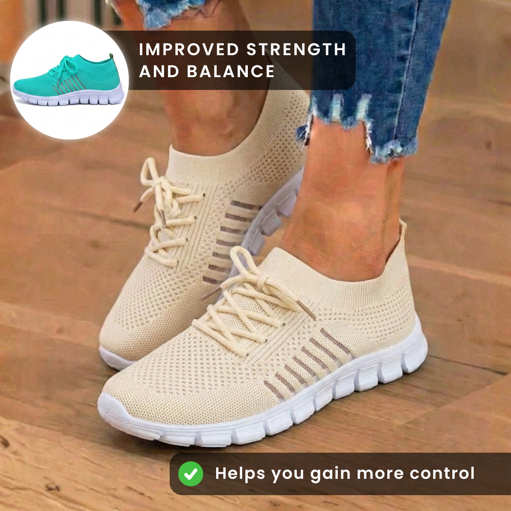 Orthopedic Knit Sneakers - Breathable Mesh Design & Slip-On Comfort*