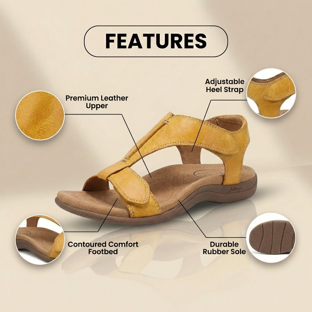 Vintage Inspired Orthopedic Sandals