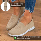 Orthopedic Mesh Slip-On Loafers - Breathable Knit Upper & Lightweight Sole