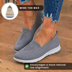 Orthopedic Mesh Slip-On Loafers - Breathable Knit Upper & Lightweight Sole