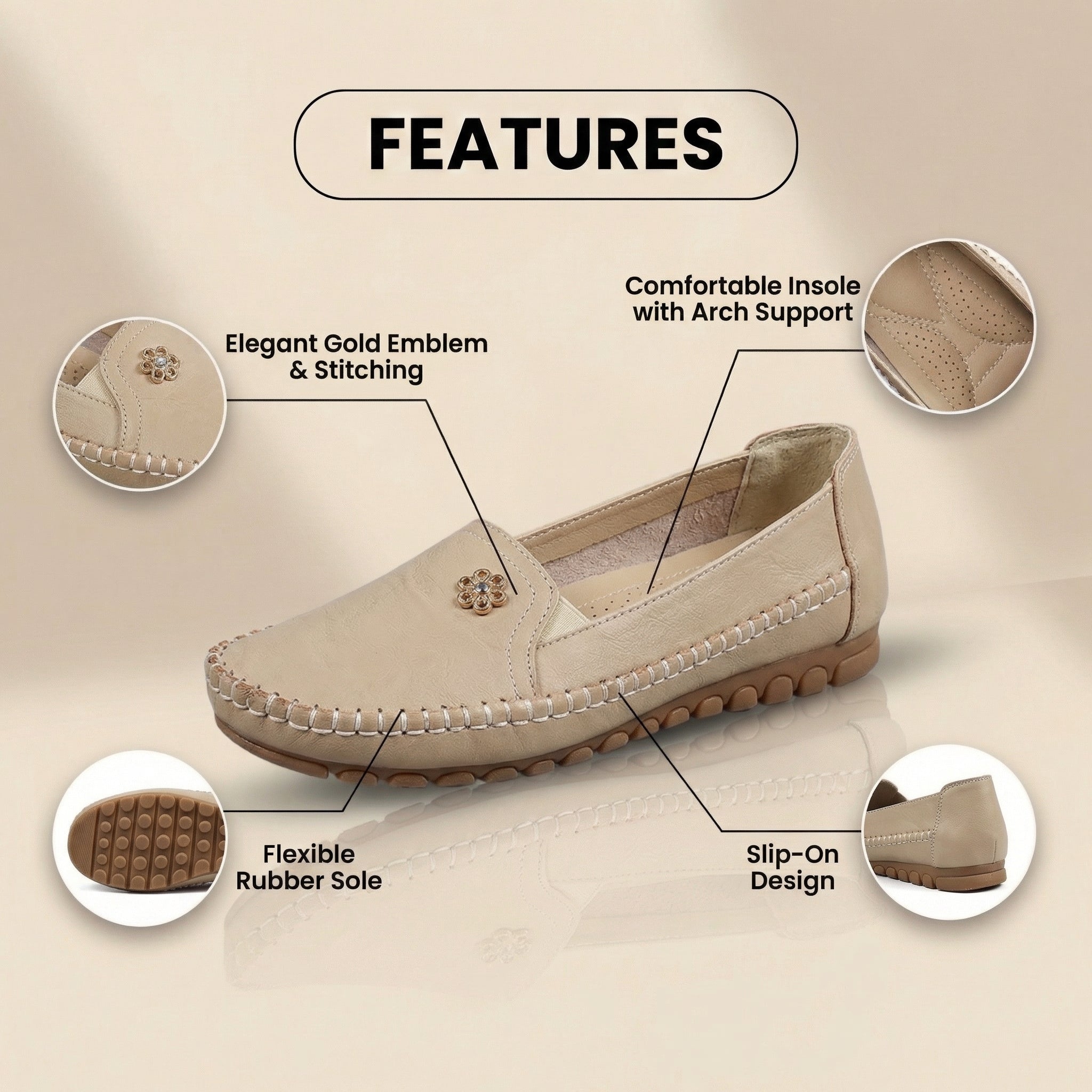 Beautifully Crafted Orthopedic Loafers