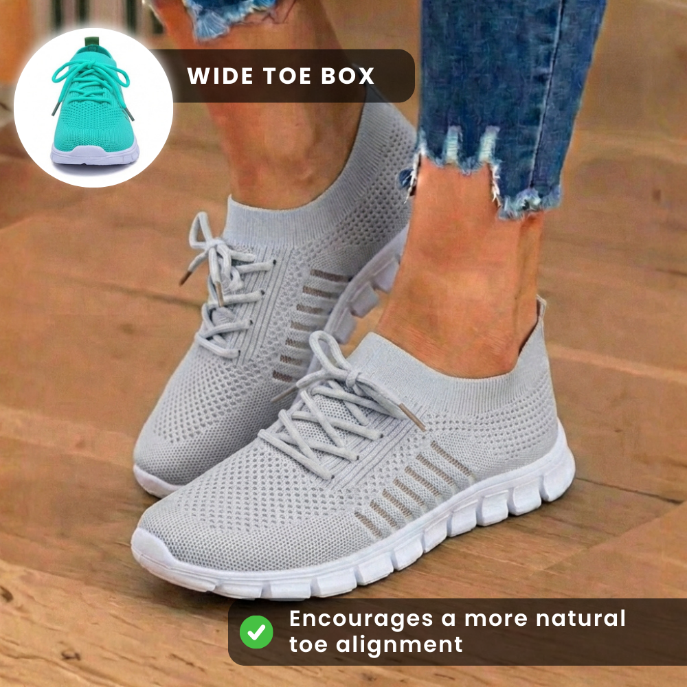 Orthopedic Knit Sneakers - Breathable Mesh Design & Slip-On Comfort*
