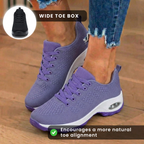 Orthopedic Mesh Athletic Sneakers - Air Cushion Heel & Lightweight Design