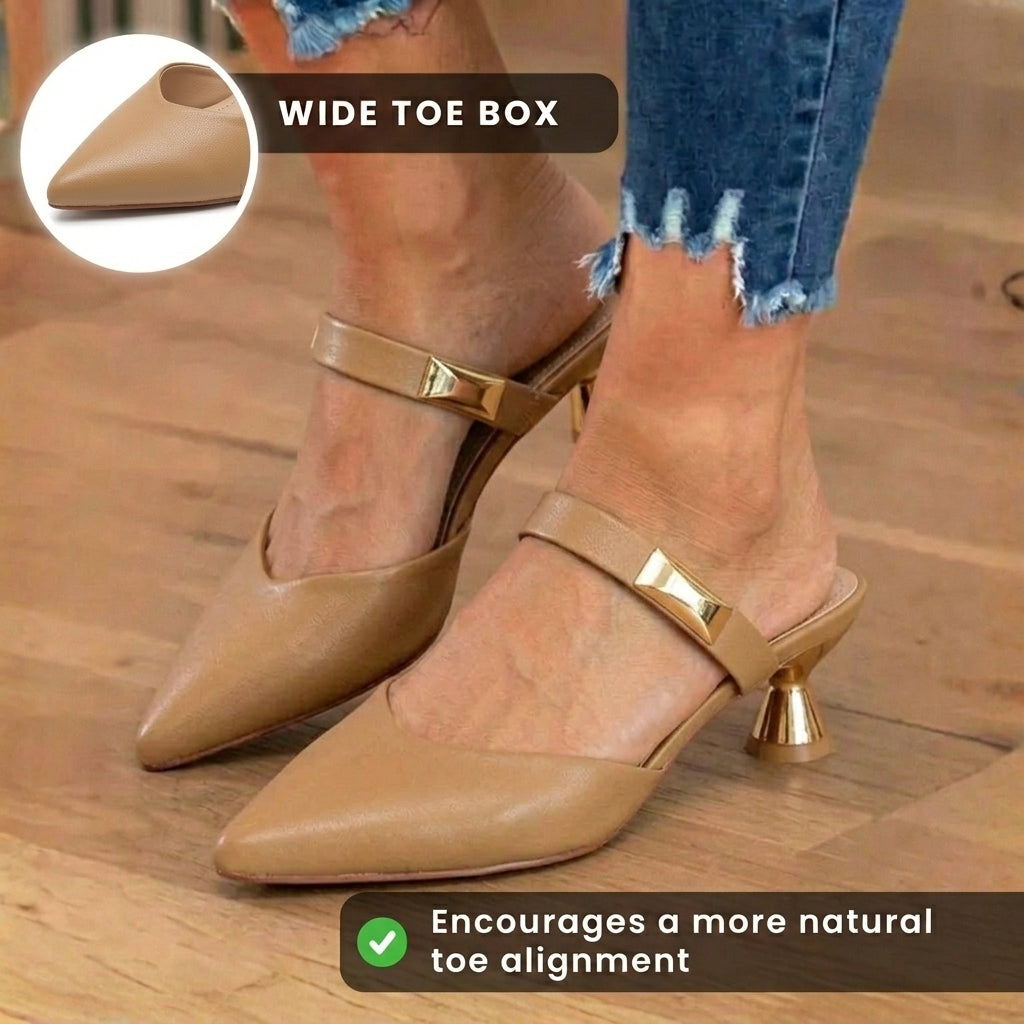 Graceful Orthopedic Mules for Modern Look