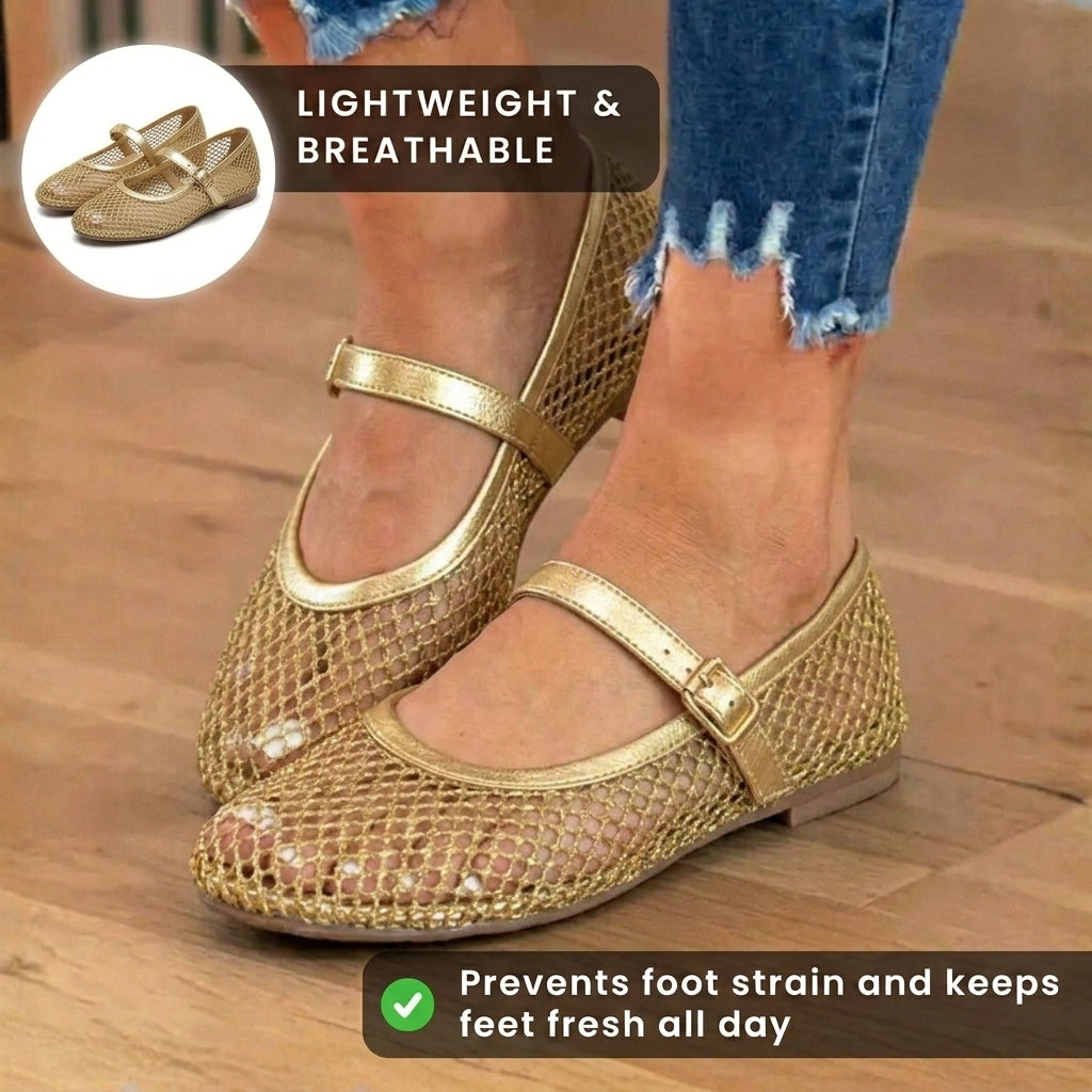 Vintage Inspired Orthopedic Flats