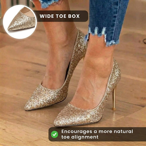Chic Orthopedic Heels with Unique Design