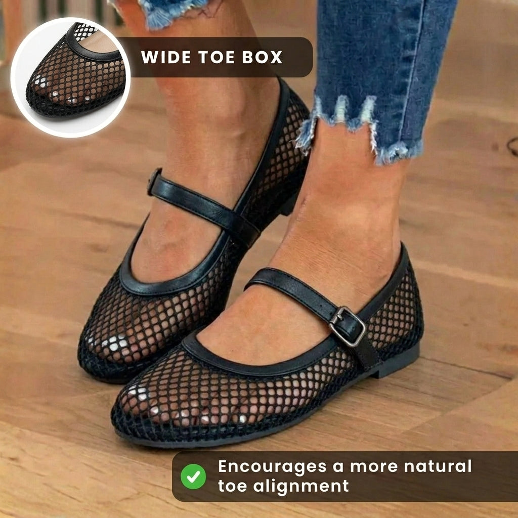 Vintage Inspired Orthopedic Flats