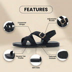 Vintage Inspired Orthopedic Sandals