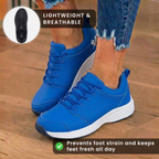 Orthopedic Synthetic Athletic Sneakers - Wide Toe Box & Rubber Sole