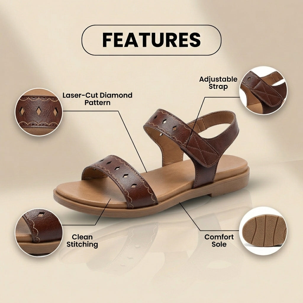 Vintage Inspired Orthopedic Sandals