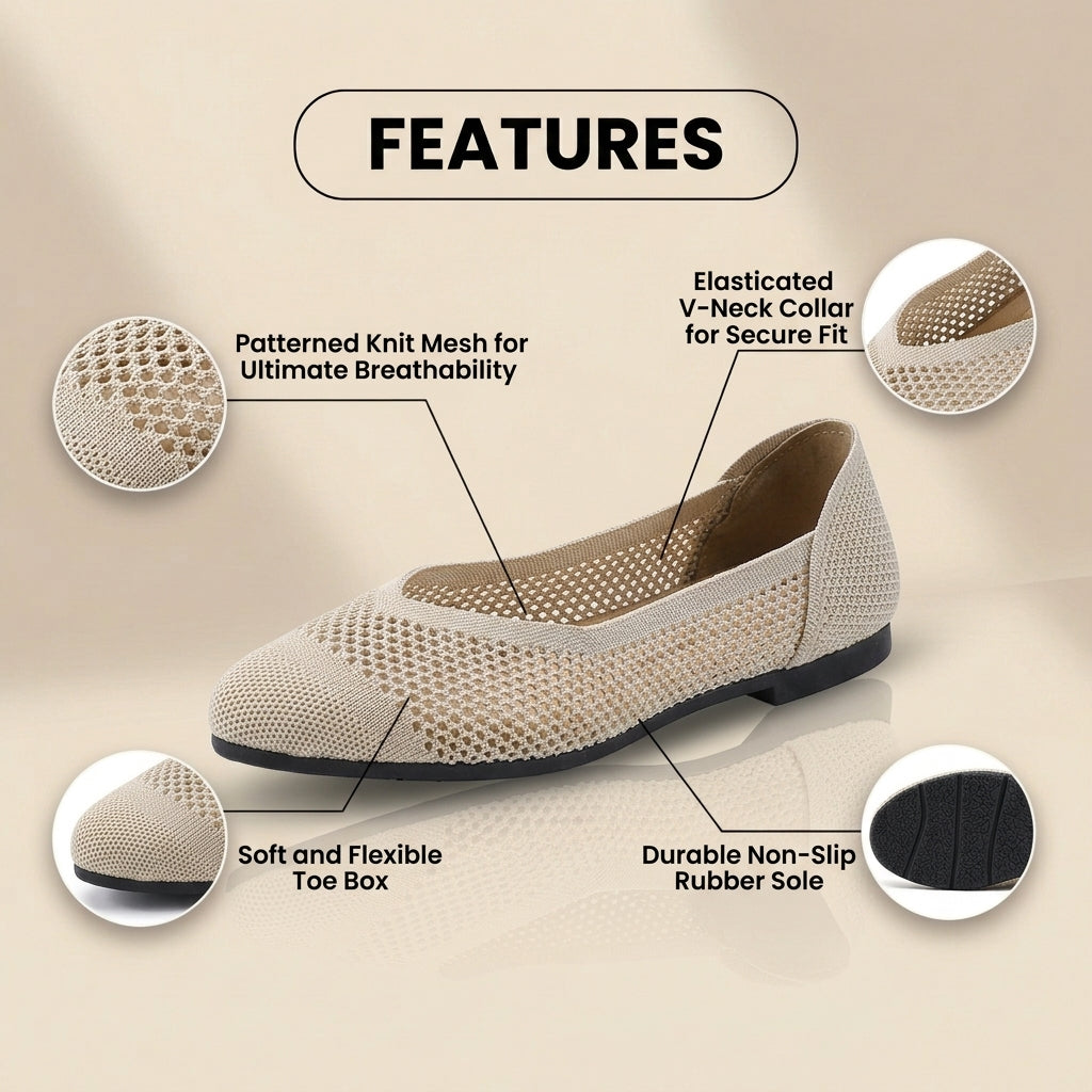 Vintage Inspired Orthopedic Flats