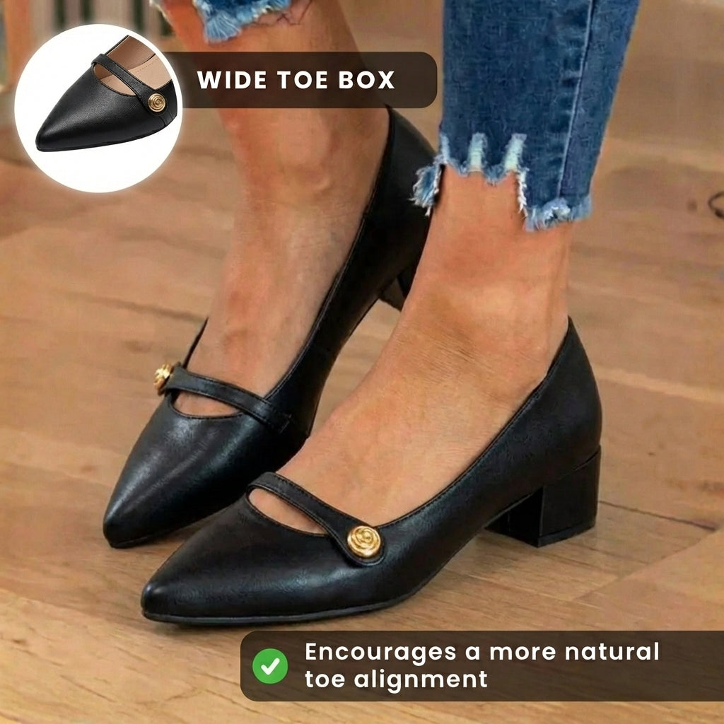 Chic Orthopedic Heels with Unique Design