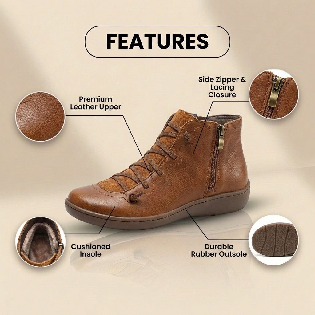 Chic Orthopedic Boots with Unique Design