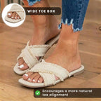 Vintage Inspired Orthopedic Slippers