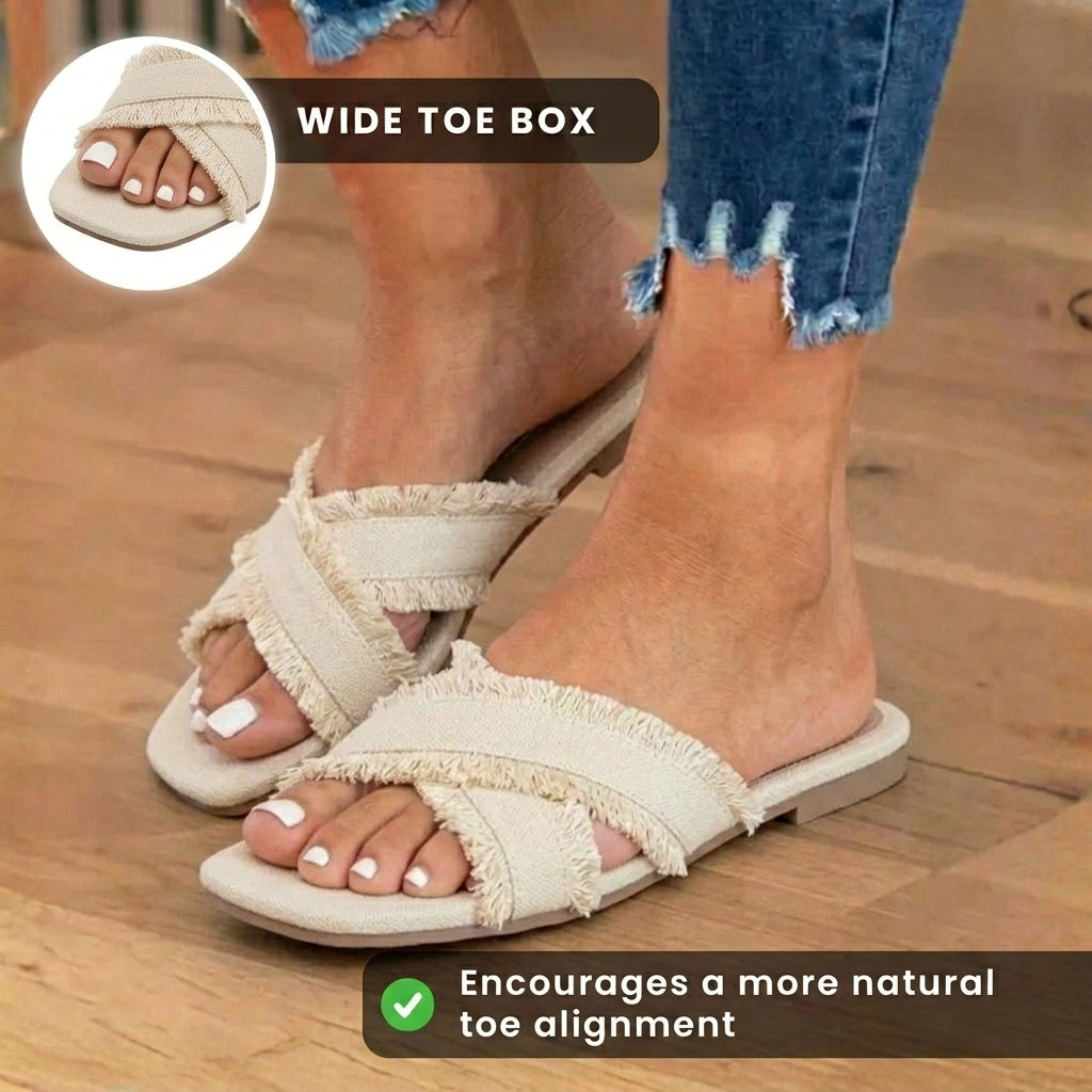 Vintage Inspired Orthopedic Slippers