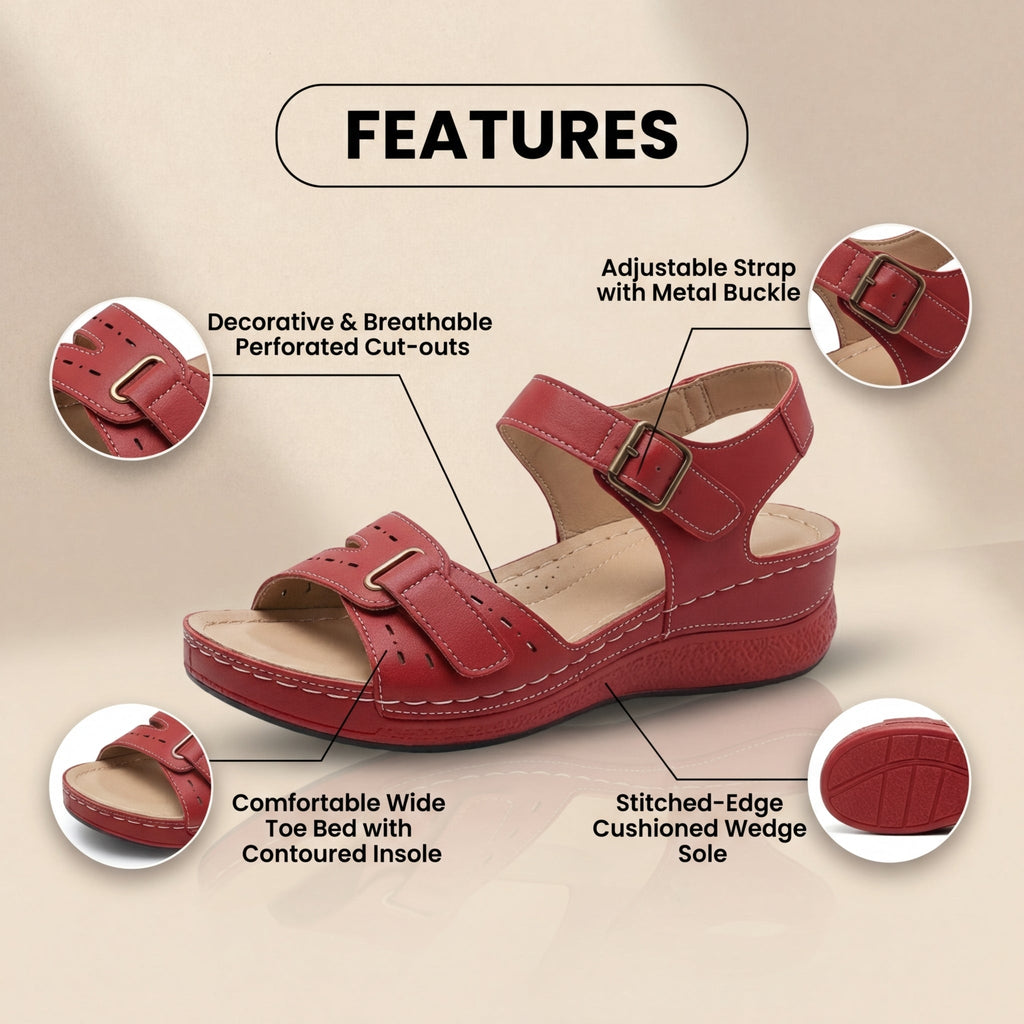 Vintage Inspired Orthopedic Sandals
