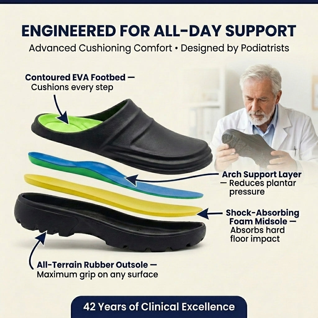 Orthopedic Clogs - Healthy & Non-Slip Comfort Footwear for Health Workers