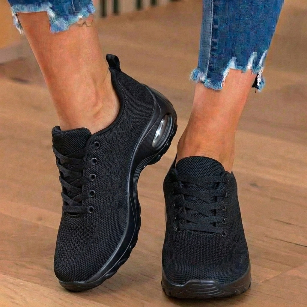Orthopedic Mesh Athletic Sneakers - Air Cushion Heel & Lightweight Design