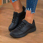 Orthopedic Synthetic Athletic Sneakers - Wide Toe Box & Rubber Sole
