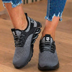 Orthopedic Knit Safety Sneakers - Steel Toe & Blade Sole Protectionn