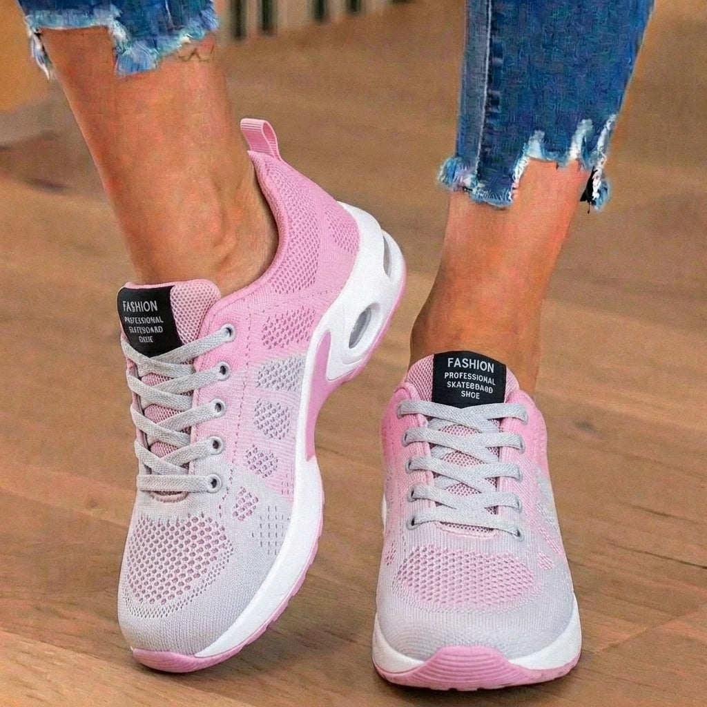 Orthopedic Mesh Athletic Sneakers - Gradient Color & Air Cushion Sole