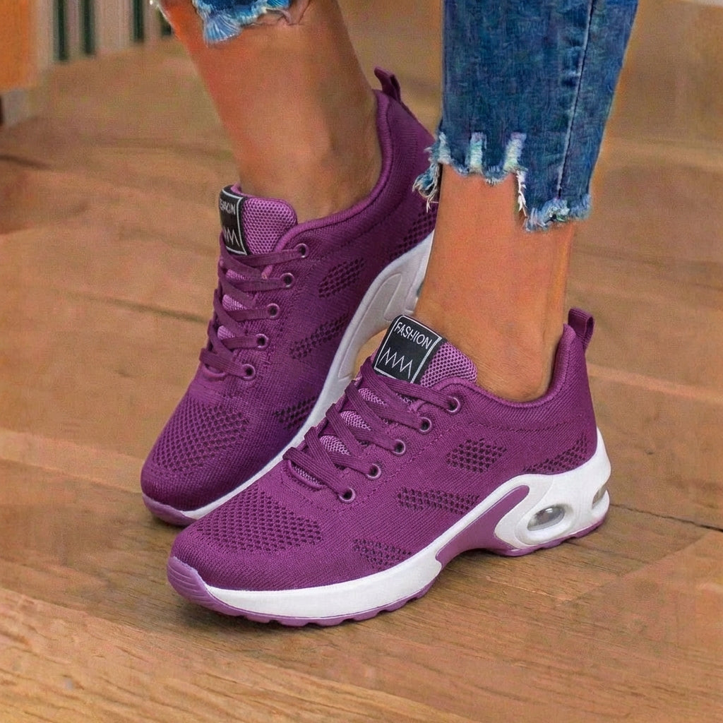 Orthopedic Mesh Athletic Sneakers - Gradient Color & Air Cushion Sole