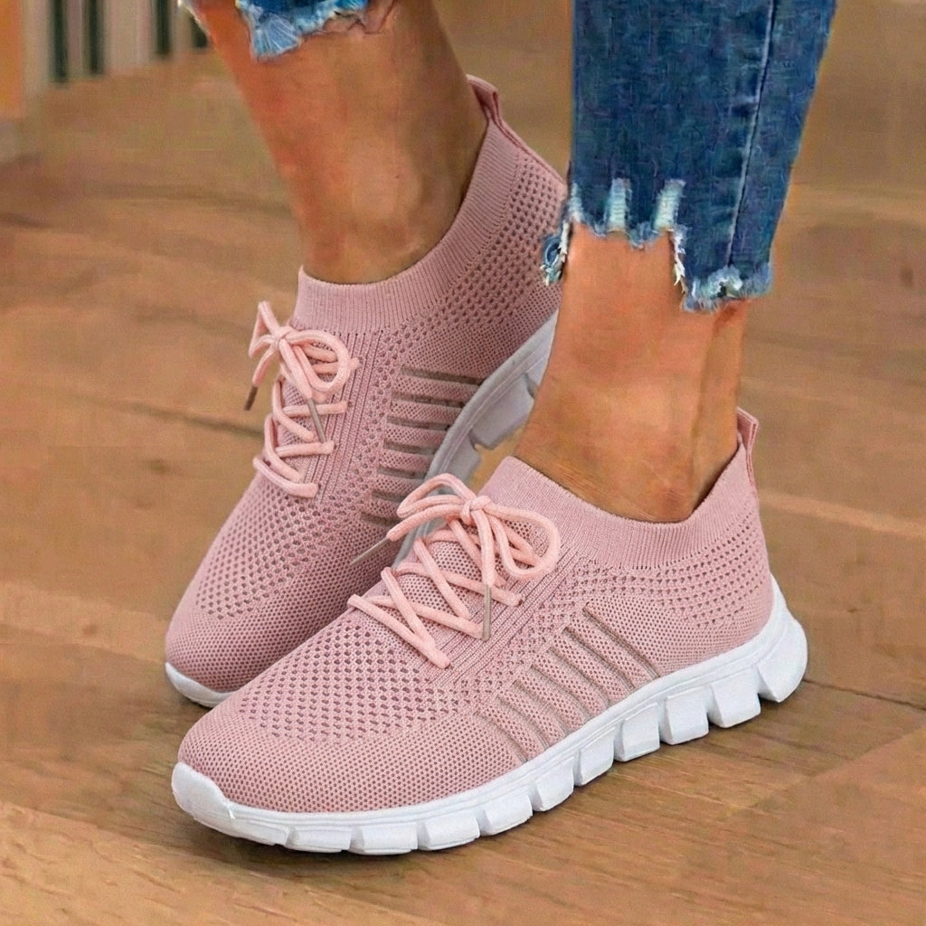 Orthopedic Knit Sneakers - Breathable Mesh Design & Slip-On Comfort*