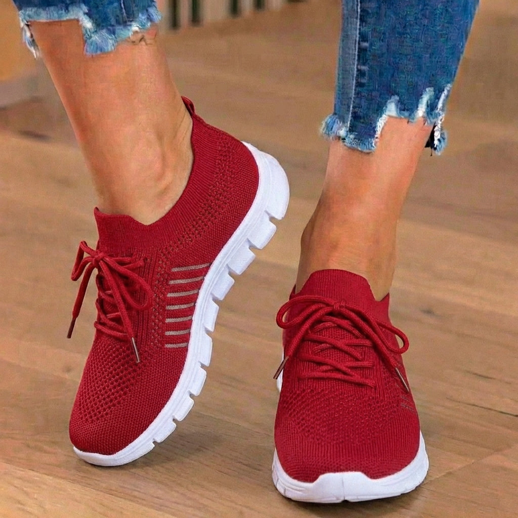 Orthopedic Knit Sneakers - Breathable Mesh Design & Slip-On Comfort*