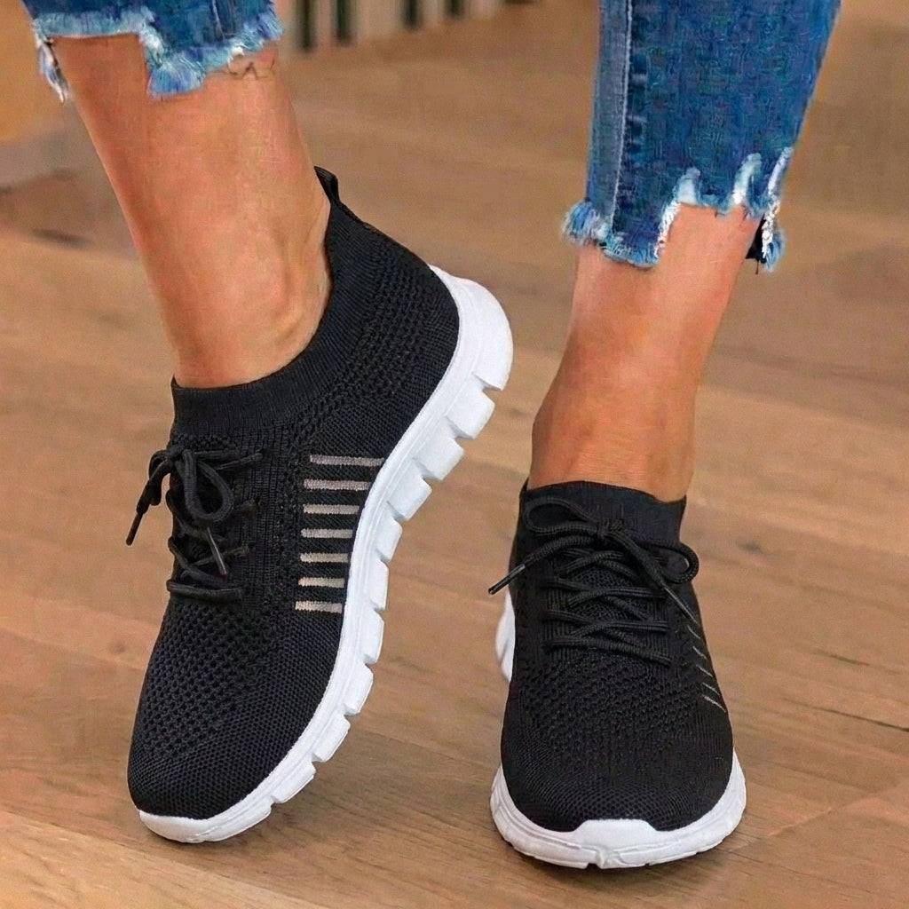 Orthopedic Knit Sneakers - Breathable Mesh Design & Slip-On Comfort*