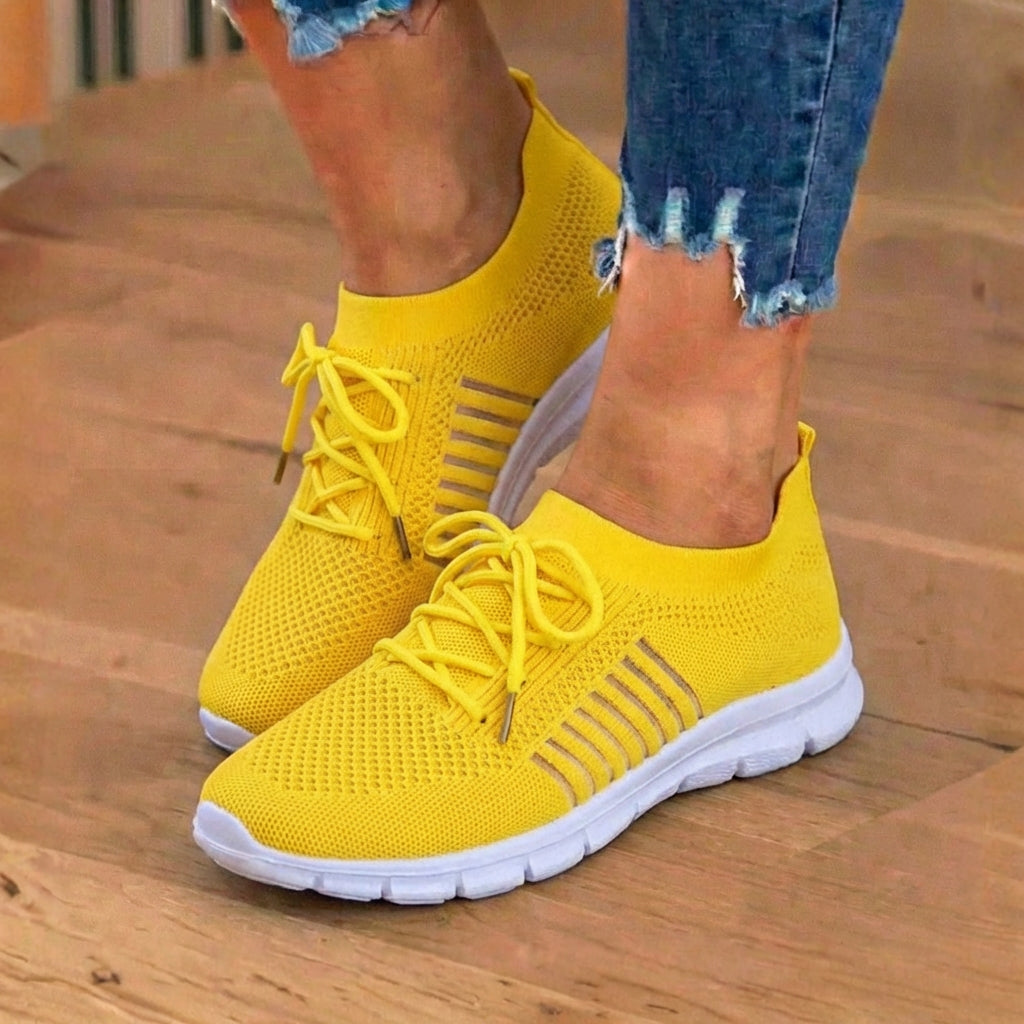 Orthopedic Knit Sneakers - Breathable Mesh Design & Slip-On Comfort*