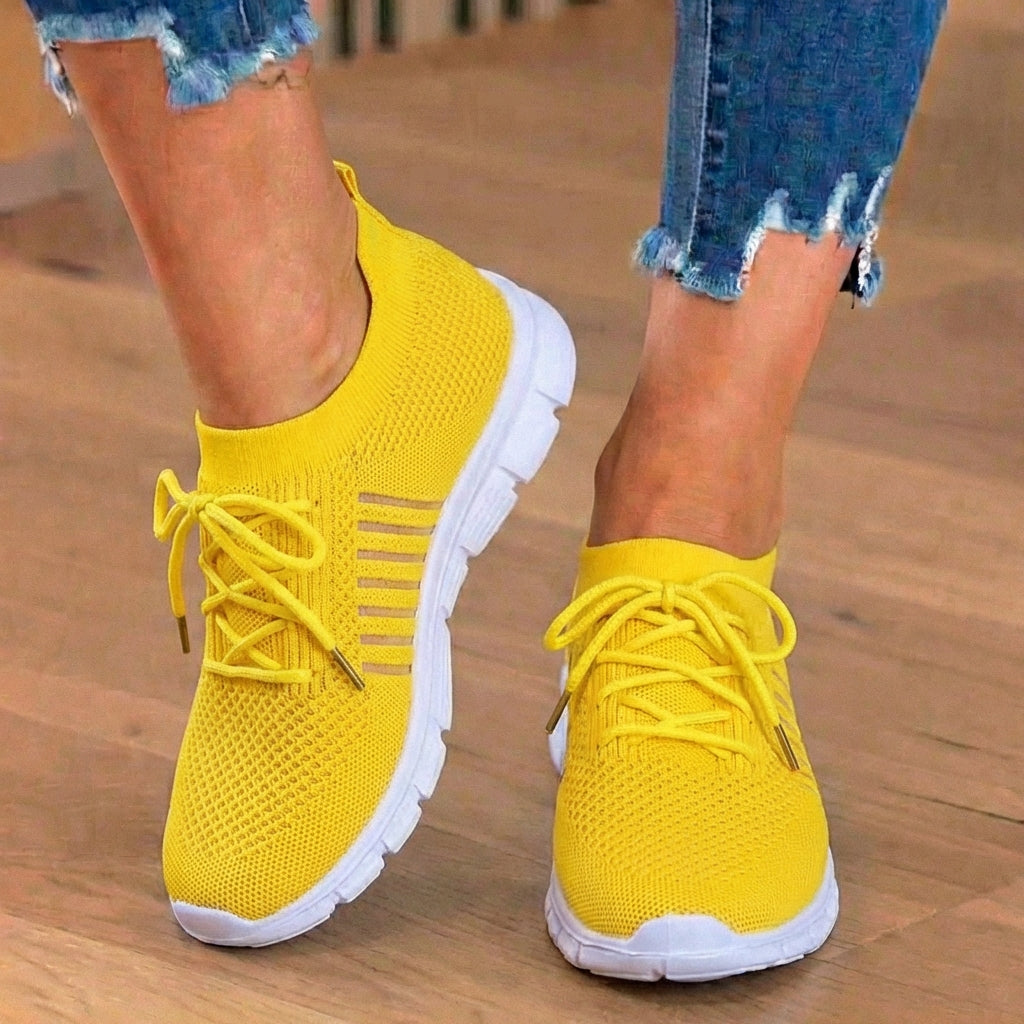 Orthopedic Knit Sneakers - Breathable Mesh Design & Slip-On Comfort*