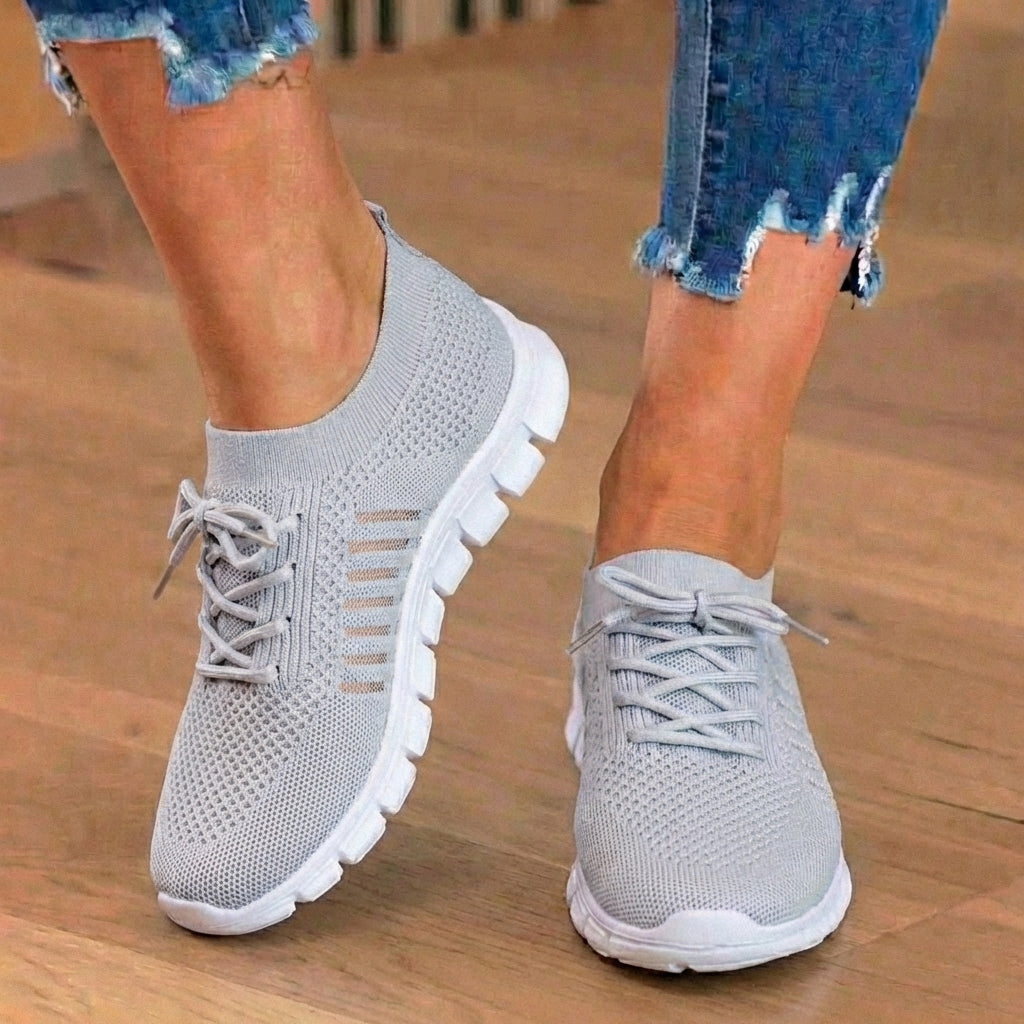 Orthopedic Knit Sneakers - Breathable Mesh Design & Slip-On Comfort*