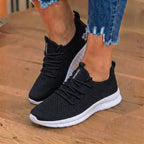 Orthopedic Knit Athletic Sneakers - Sock-Fit Construction & Textured Sole