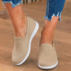 Orthopedic Mesh Slip-On Loafers - Breathable Knit Upper & Lightweight Sole