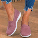 Orthopedic Mesh Slip-On Loafers - Breathable Knit Upper & Lightweight Sole