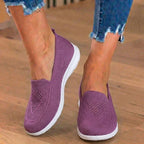 Orthopedic Mesh Slip-On Loafers - Breathable Knit Upper & Lightweight Sole