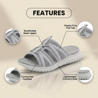 Orthopedic Mesh Sport Sandals - Athletic Cage Design & Adjustable Bungee Closure