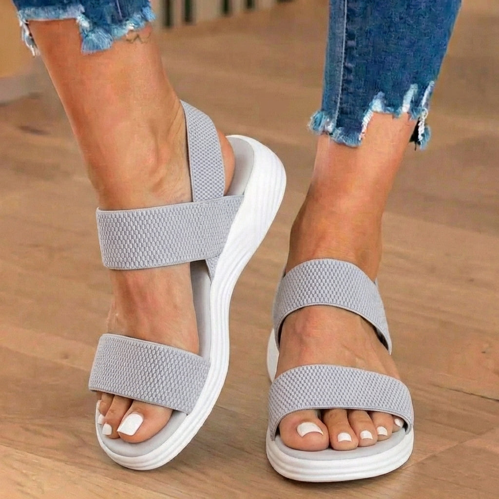 Db Rocker Sandals Orthopedic Mesh Sport Rocker Sandals - Slip-On Elastic Straps – Weber ...