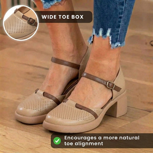 Chic Orthopedic Heels with Unique Design