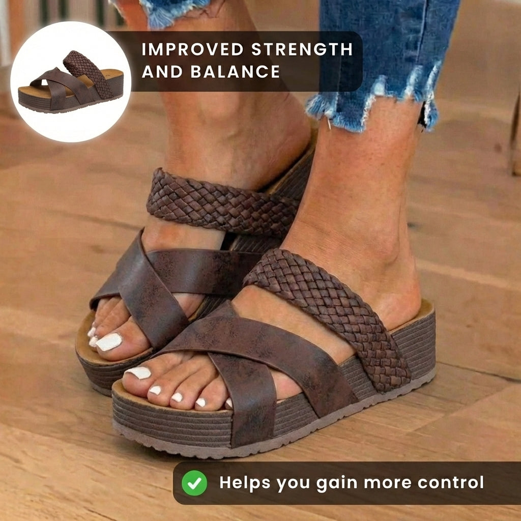 Vintage Inspired Orthopedic Sandals