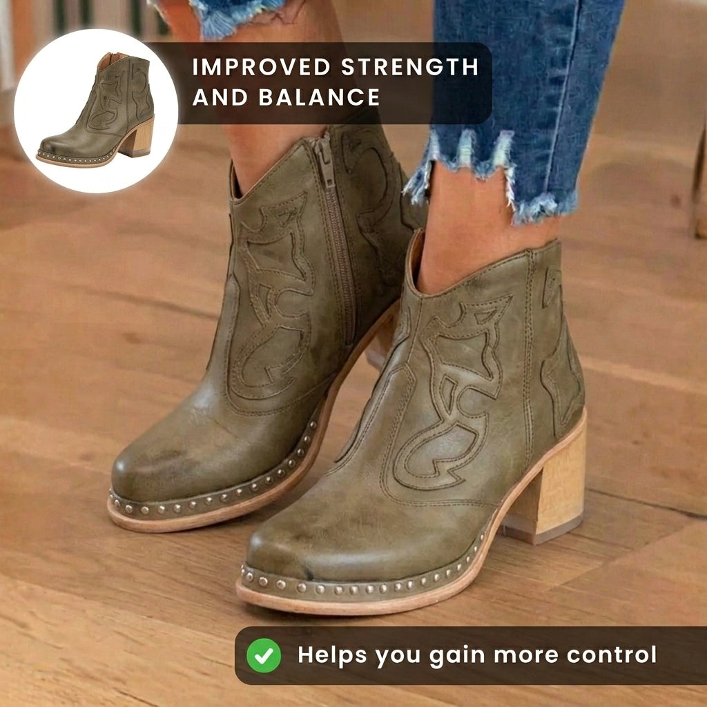 Vintage Inspired Orthopedic Boots