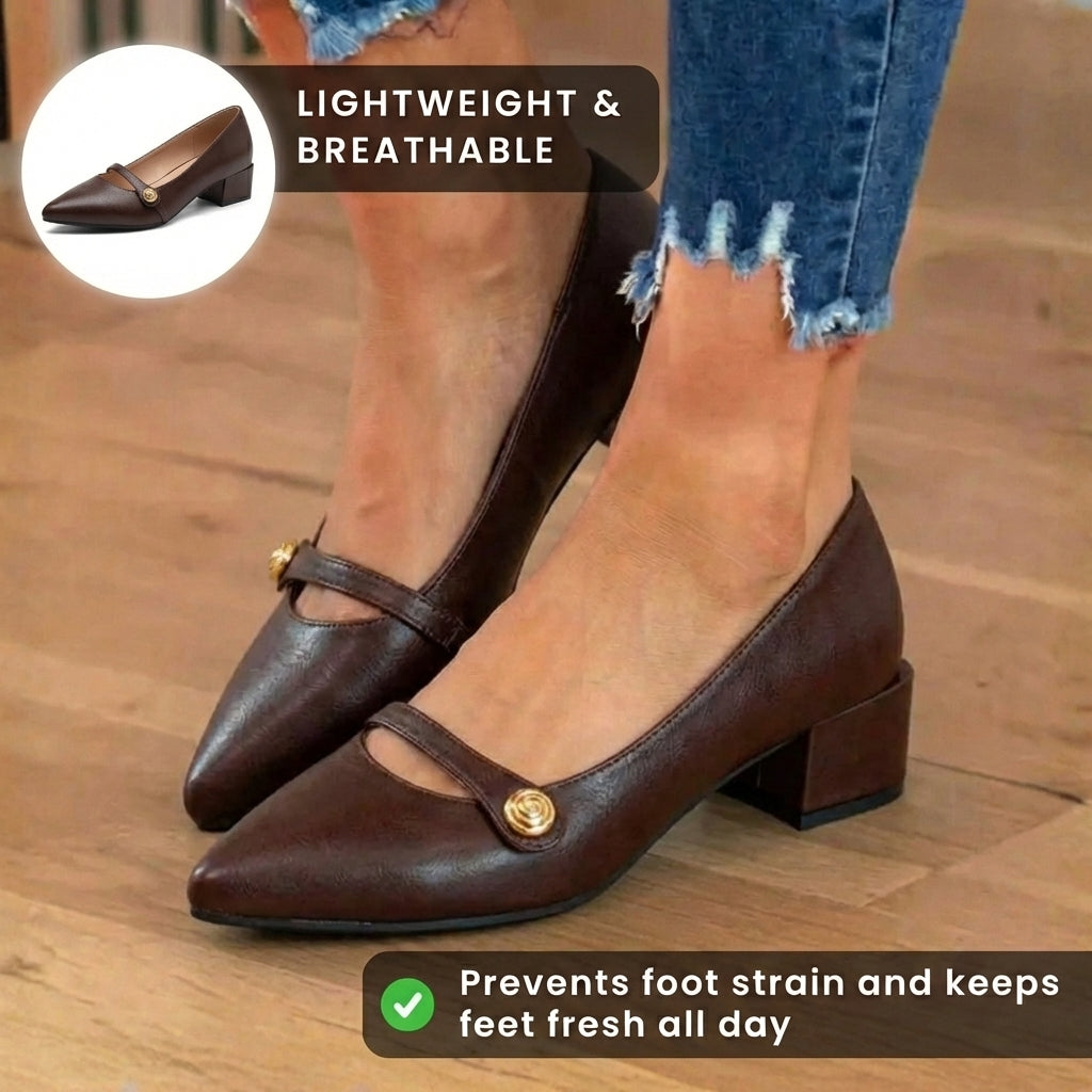 Chic Orthopedic Heels with Unique Design