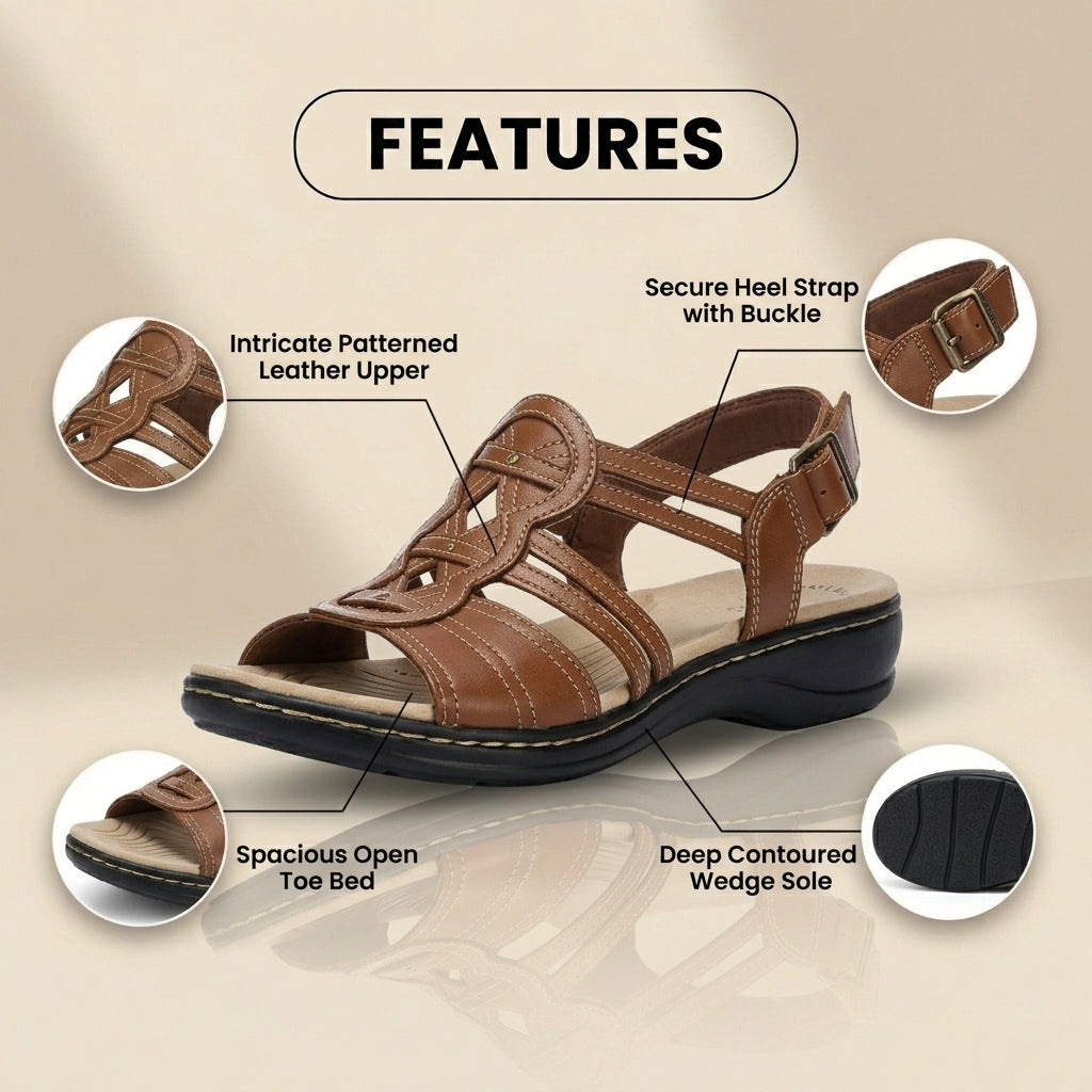 Vintage Inspired Orthopedic Sandals