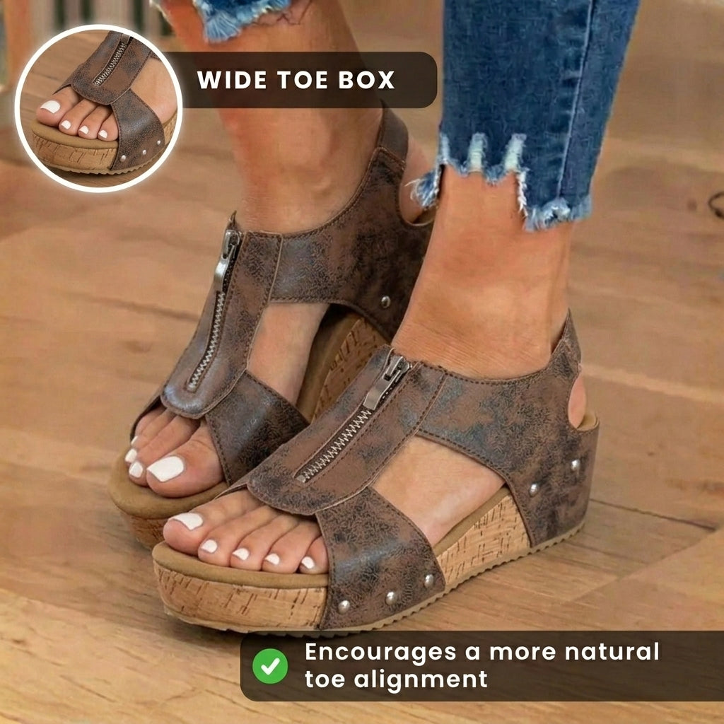 Vintage Inspired Orthopedic Sandals