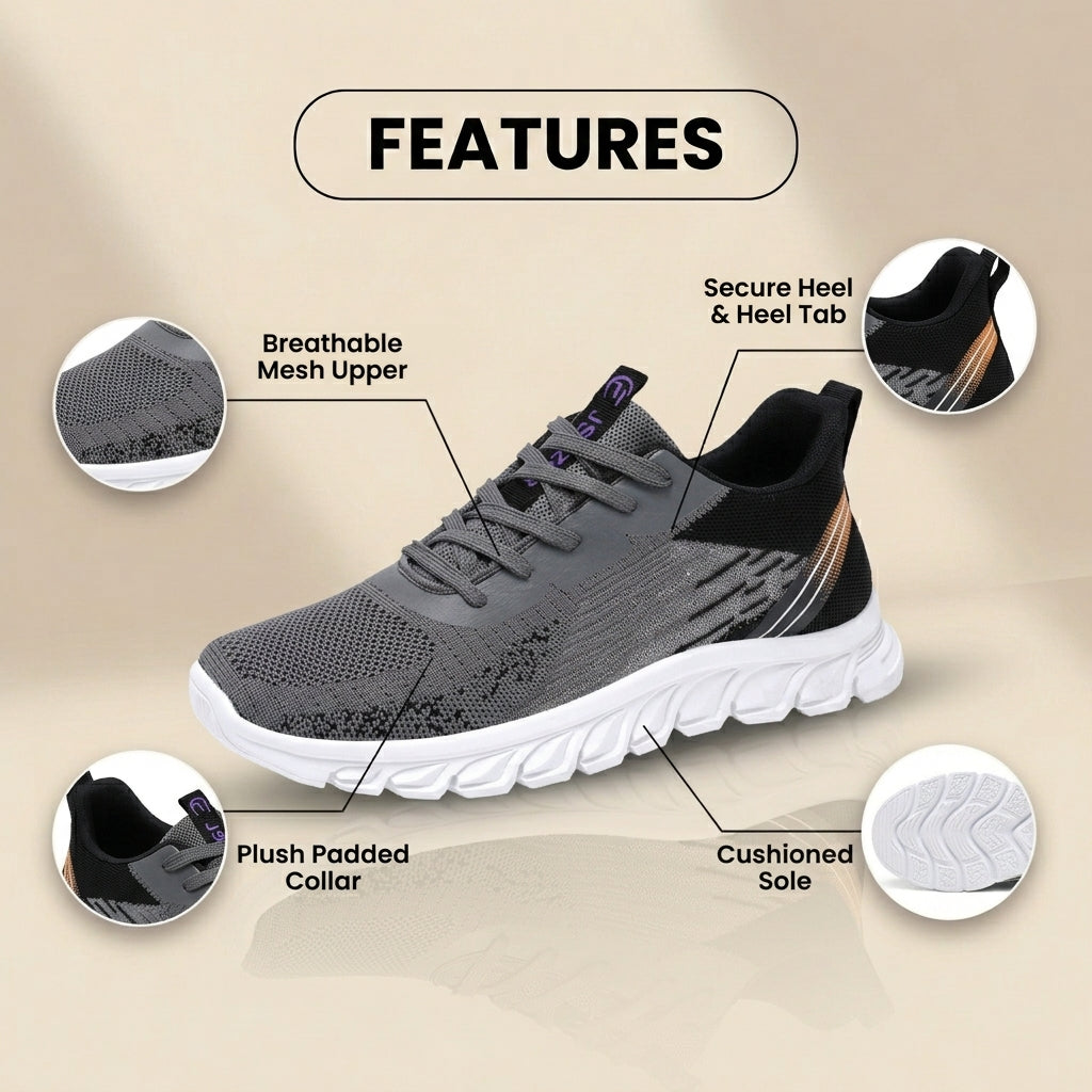Chic Orthopedic Sneakers with Unique Design