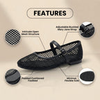 Vintage Inspired Orthopedic Flats