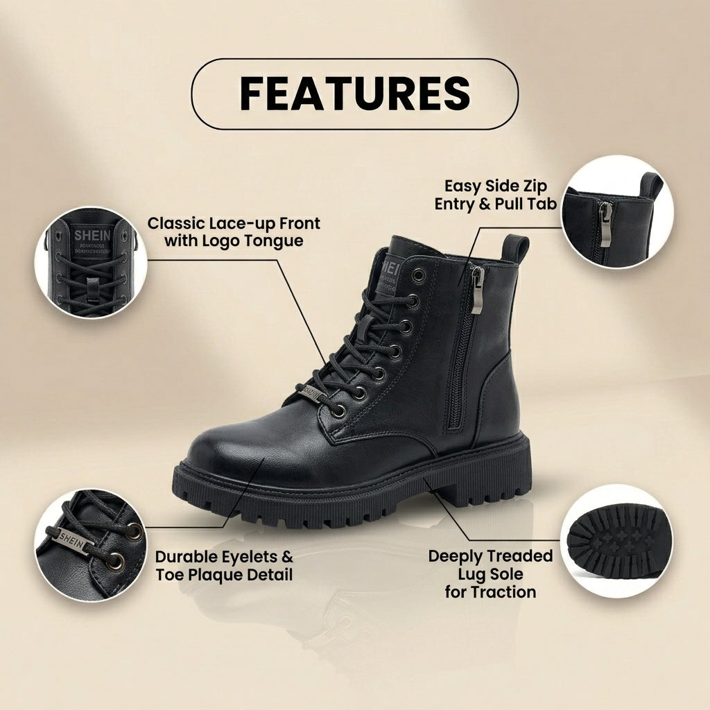Vintage Inspired Orthopedic Boots