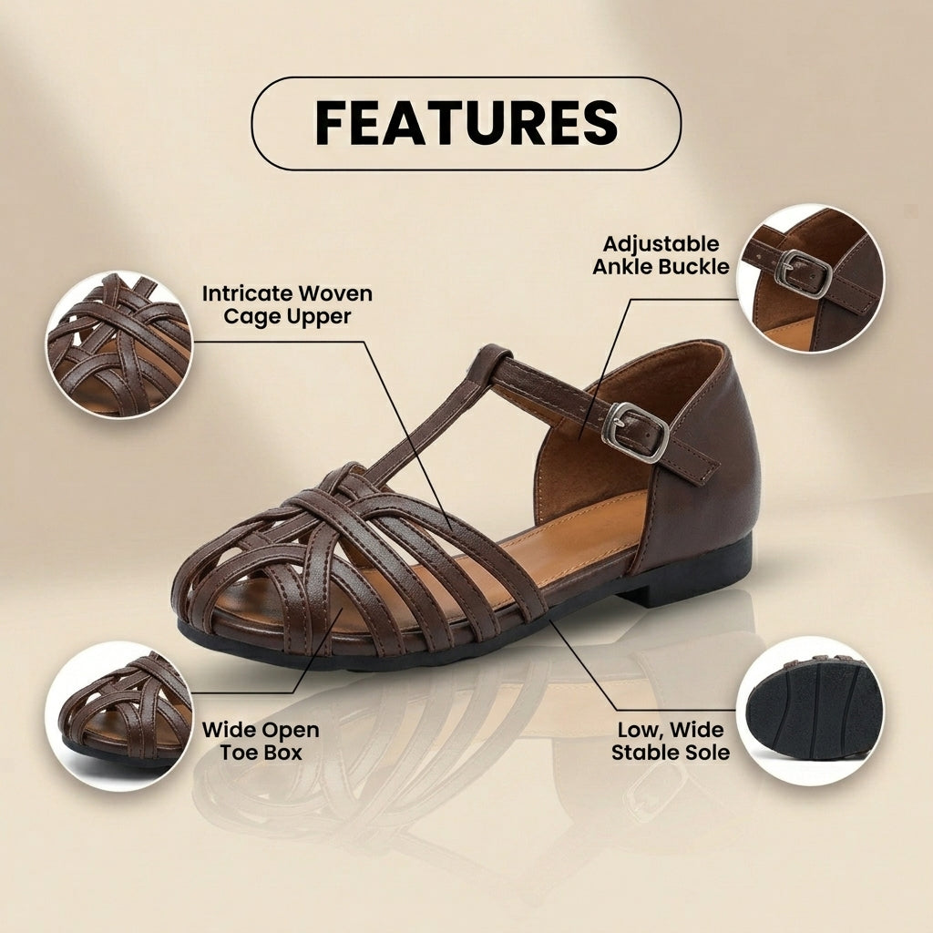 Classic Orthopedic Sandals with Timeless Style