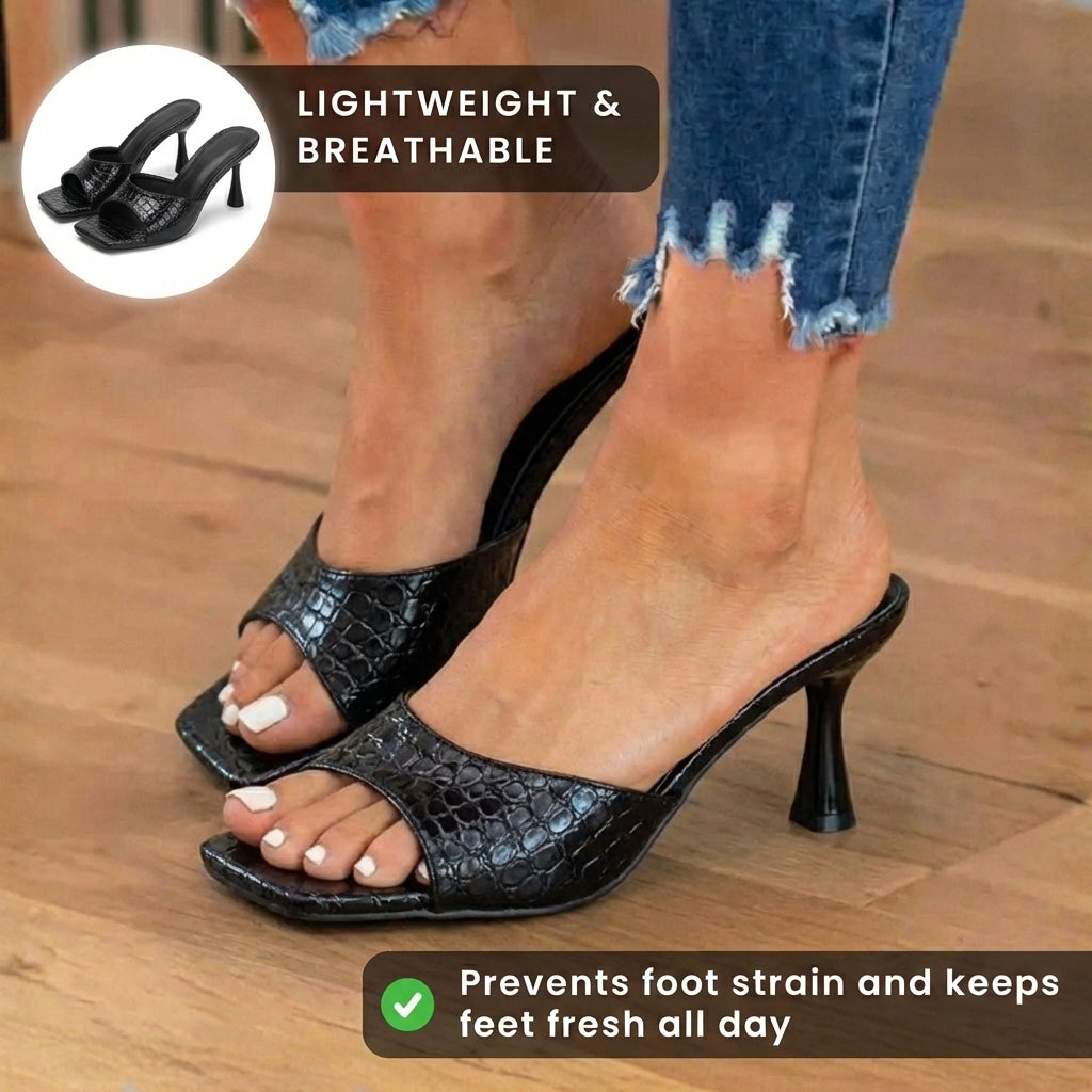 Chic Orthopedic Heels with Unique Design